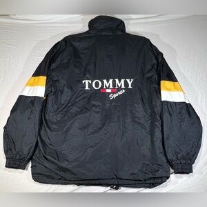Tommy Sports TOMMY HILFIGER Vintage Zippered Jacket Men's Medium